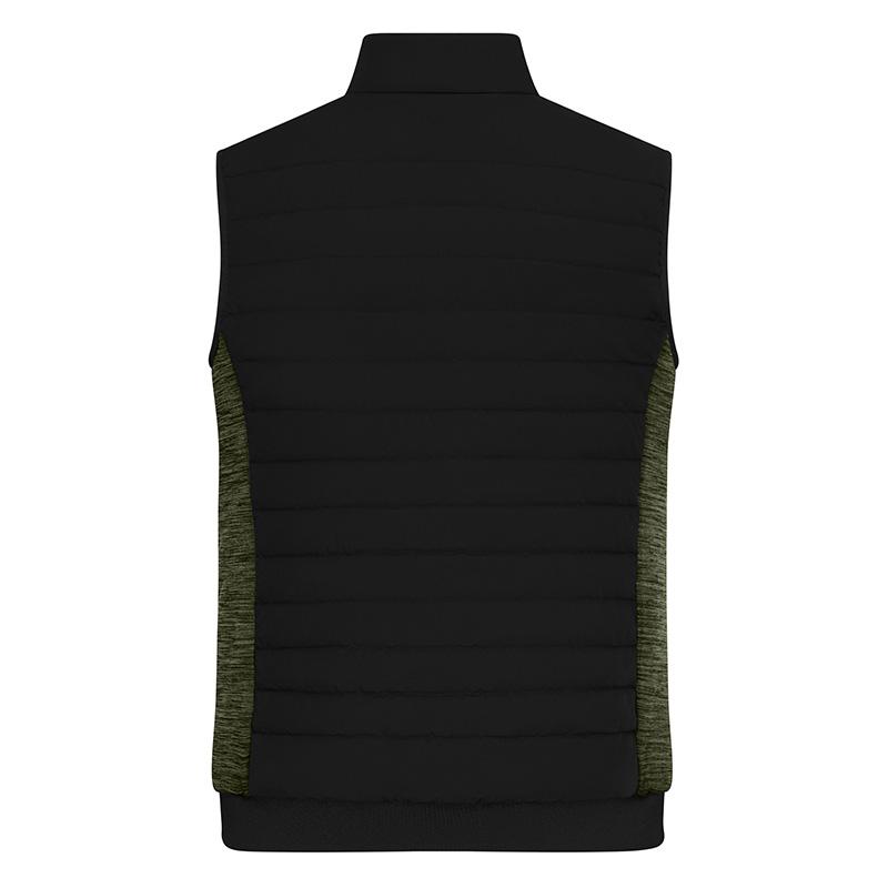 noir/olive-mélange