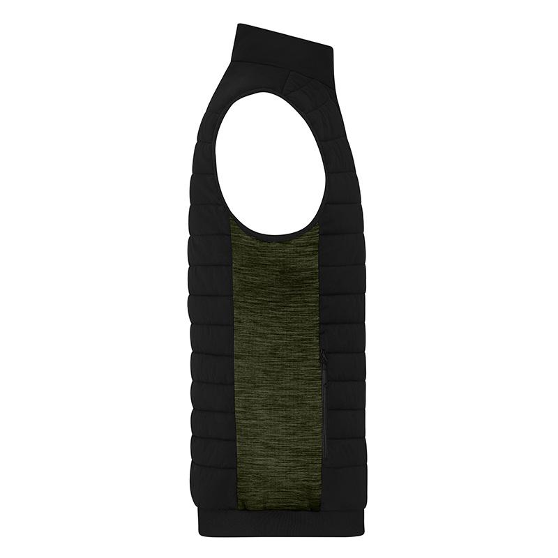noir/olive-mélange