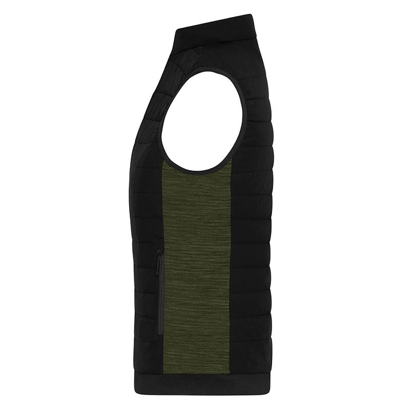 noir/olive-mélange