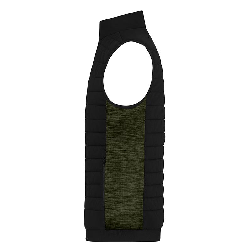noir/olive-mélange