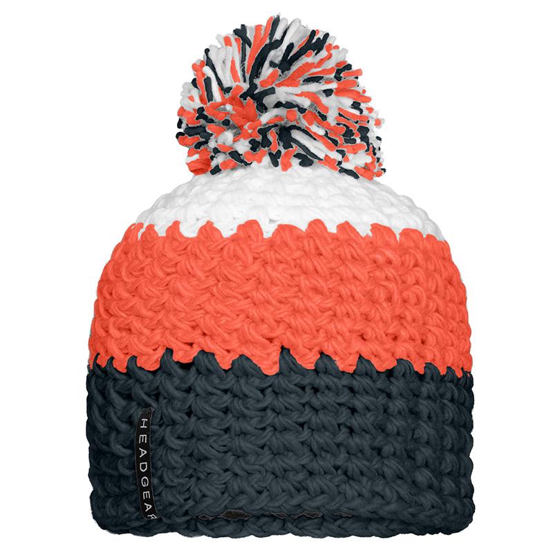 carbone/orange/blanc
