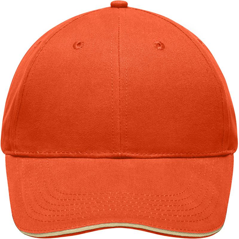 orange foncé/beige