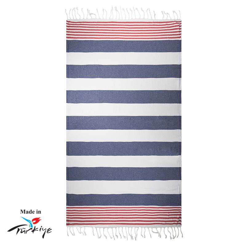 bleu marine/rouge