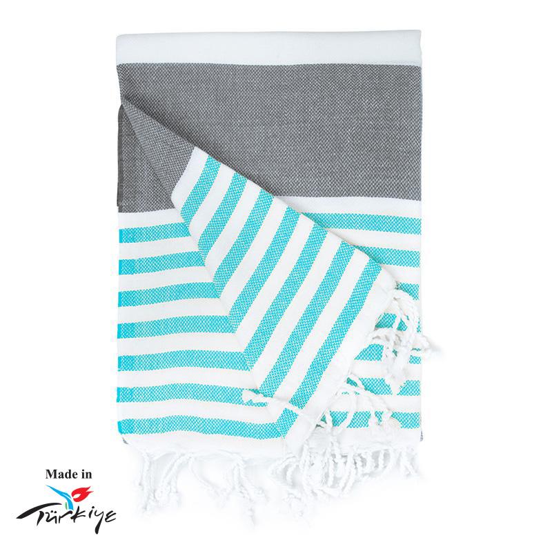anthracite/turquoise