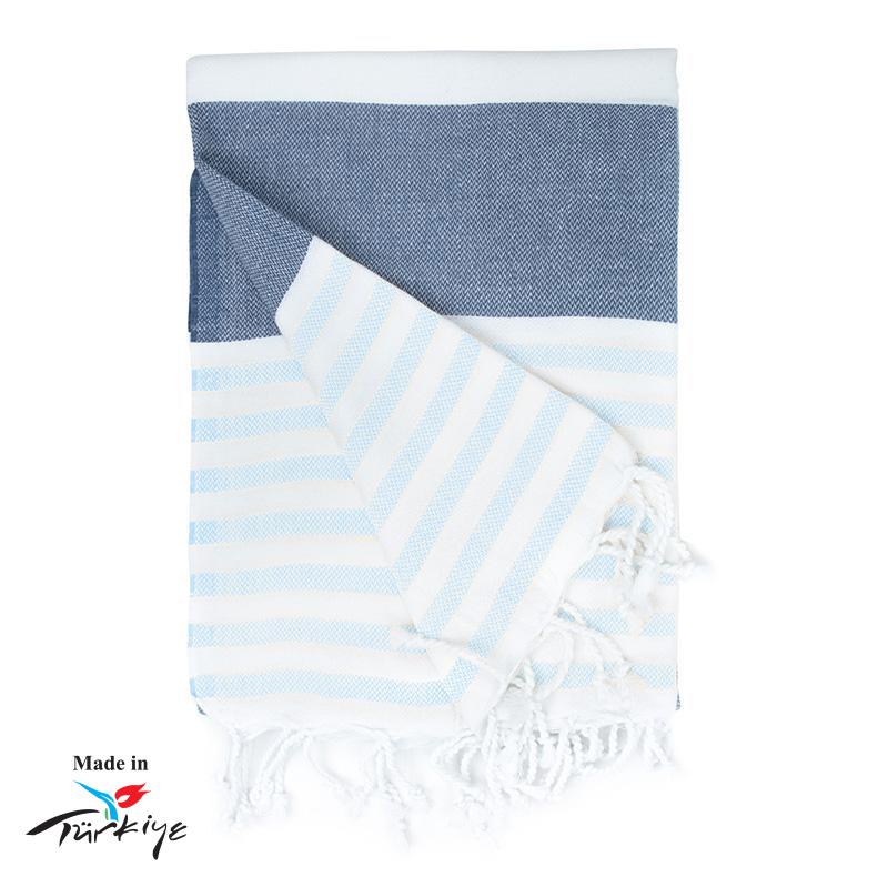 bleu marine/bleu clair
