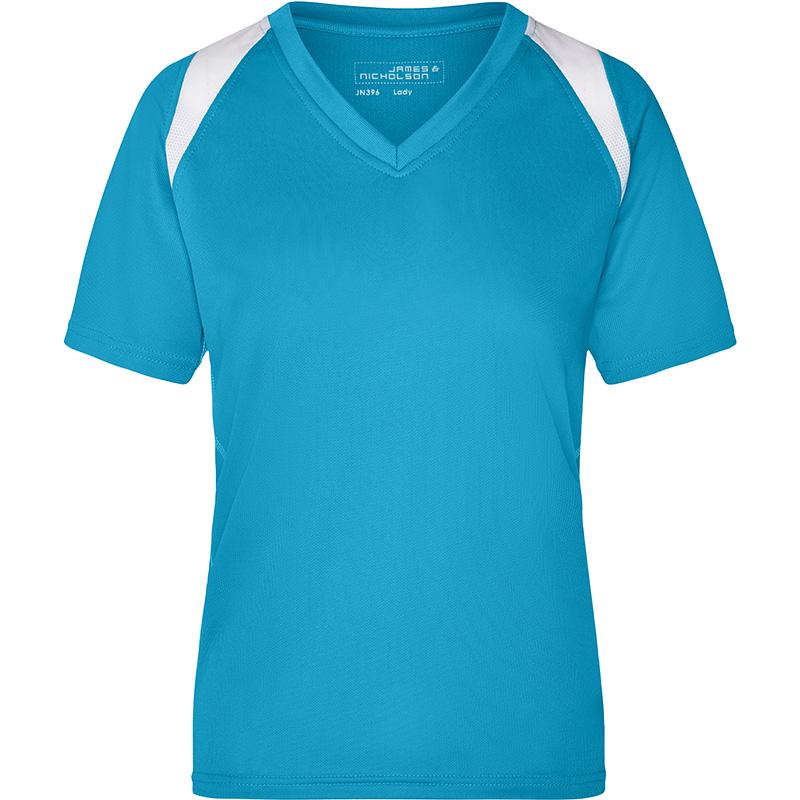 turquoise/blanc