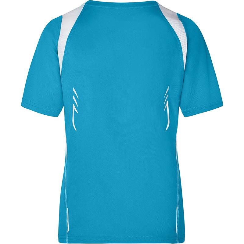 turquoise/blanc