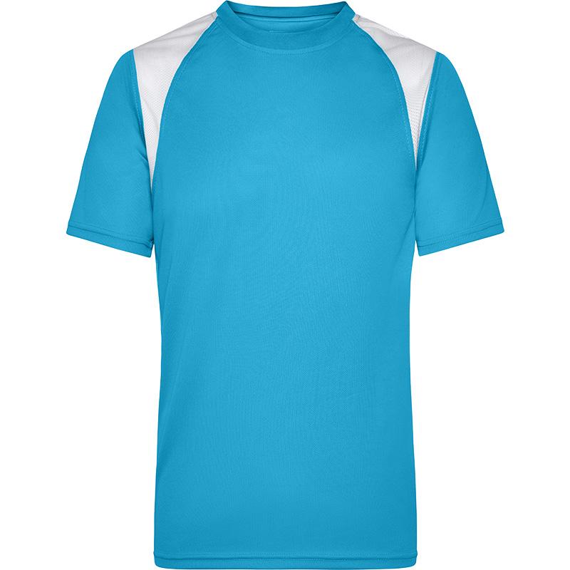 turquoise/blanc
