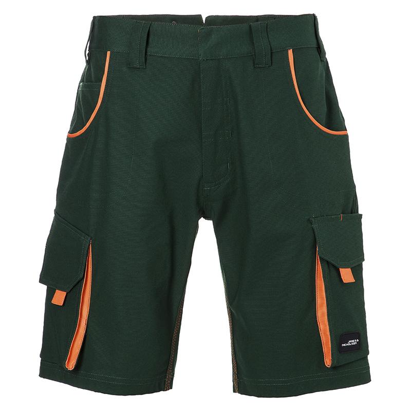 vert foncé/orange
