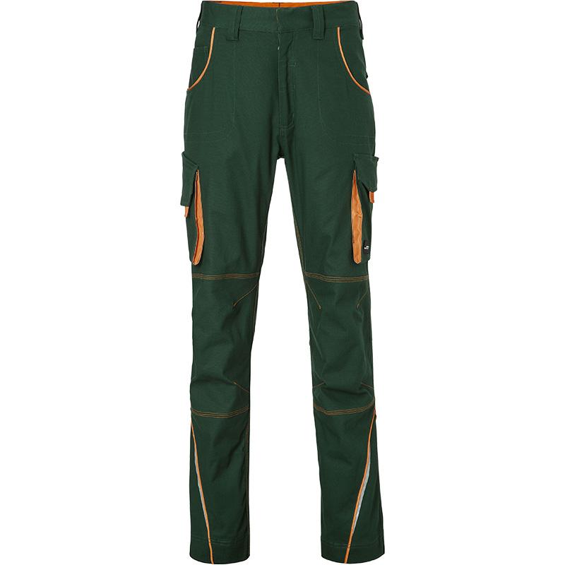 vert foncé/orange