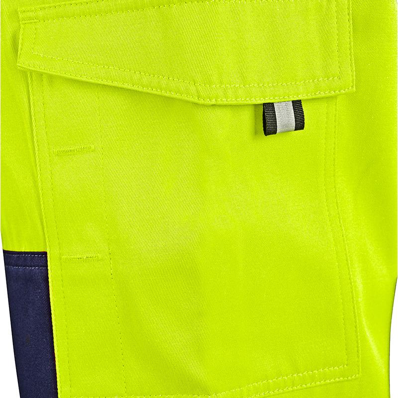 jaune HV-bleu foncé