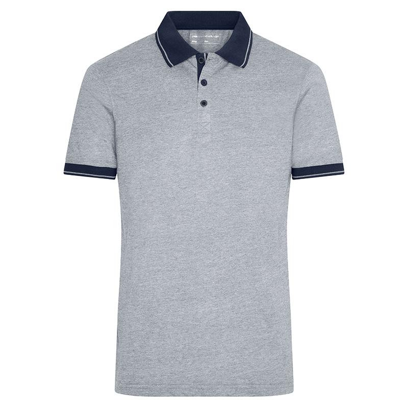 gris chiné foncé/marine
