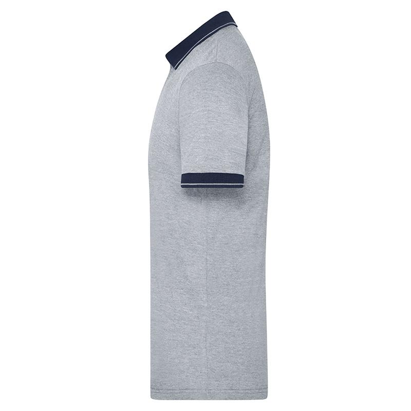 gris chiné foncé/marine