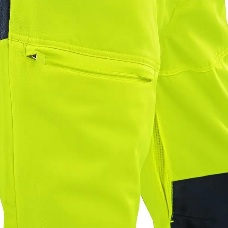 jaune HV-bleu foncé
