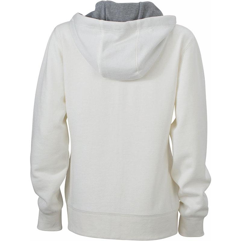 blanc cassé/gris chiné