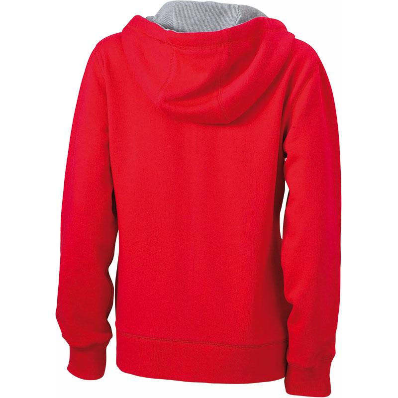 rouge/gris chiné foncé