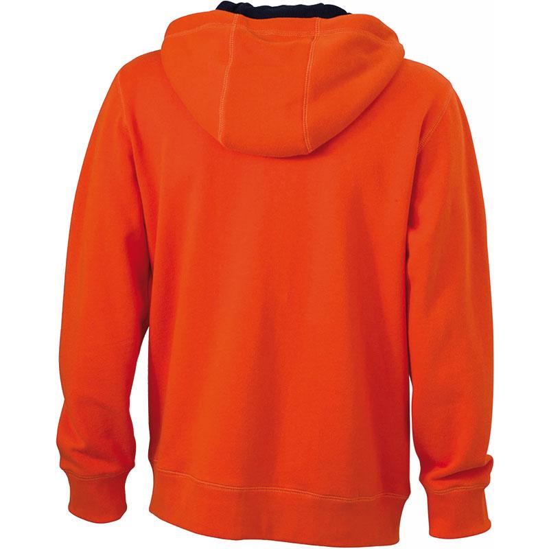 orange foncé/marine