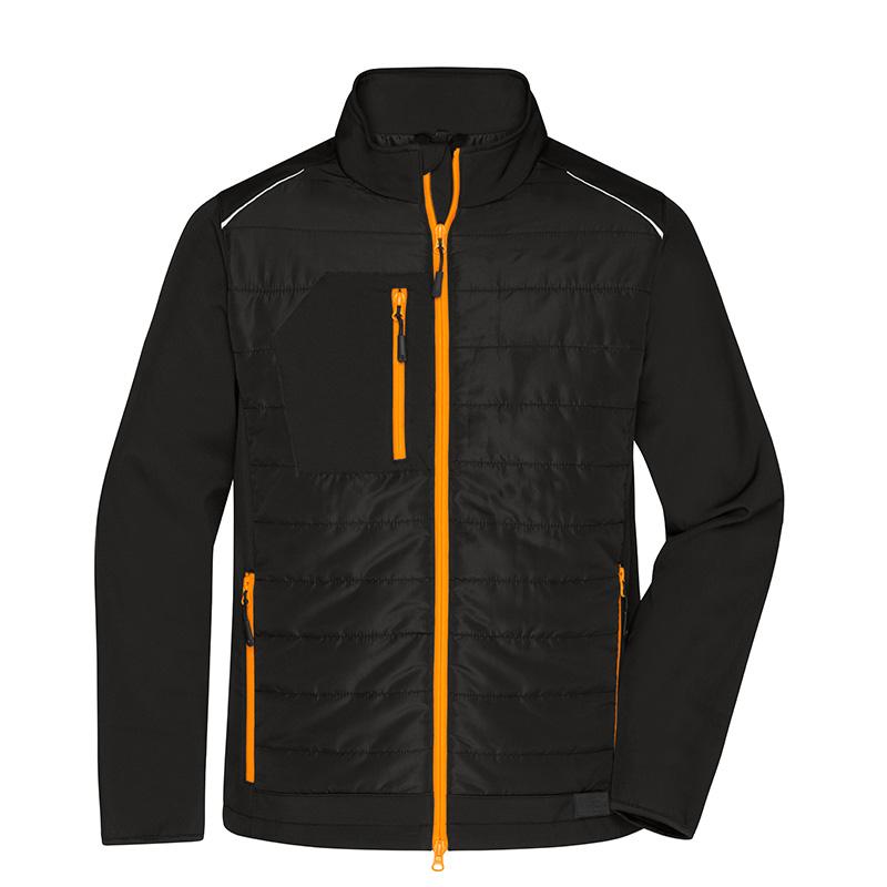noir/orange fluo