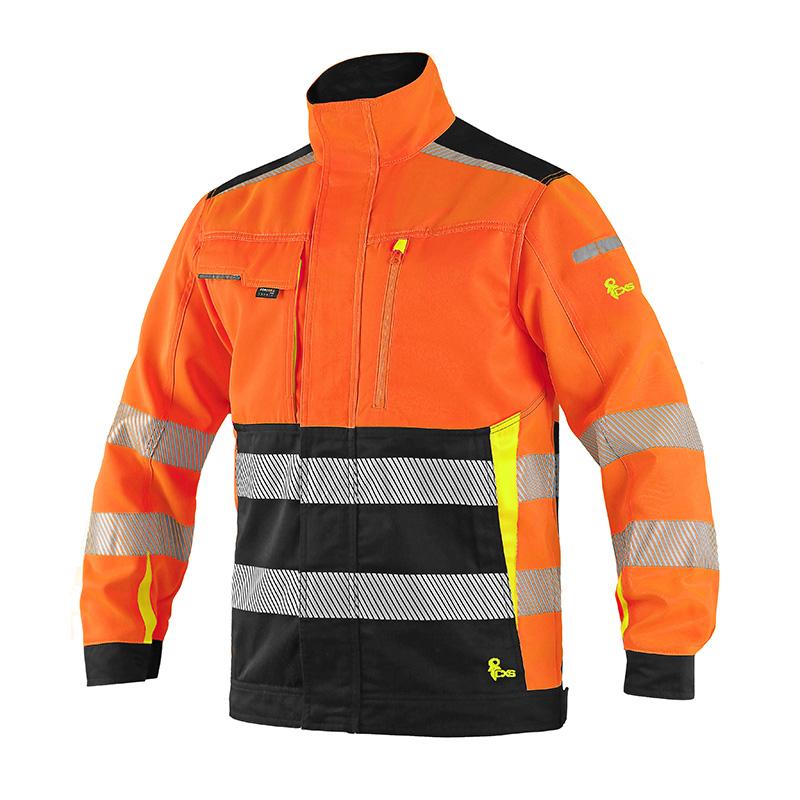 orange HV/noir