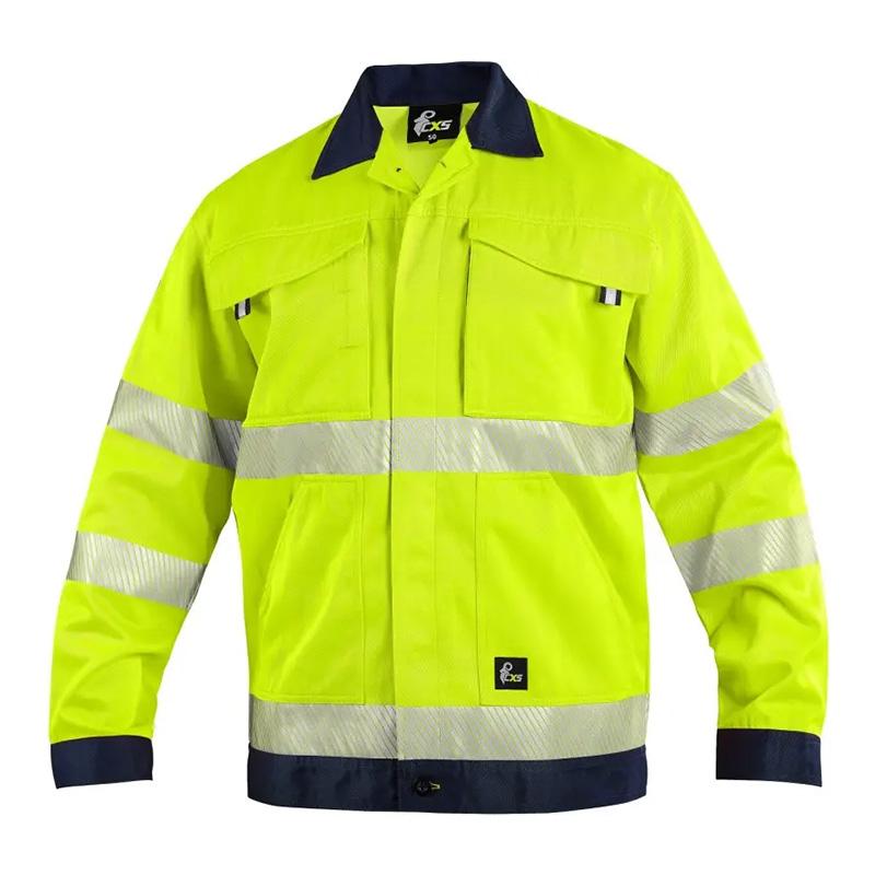 jaune HV-bleu foncé
