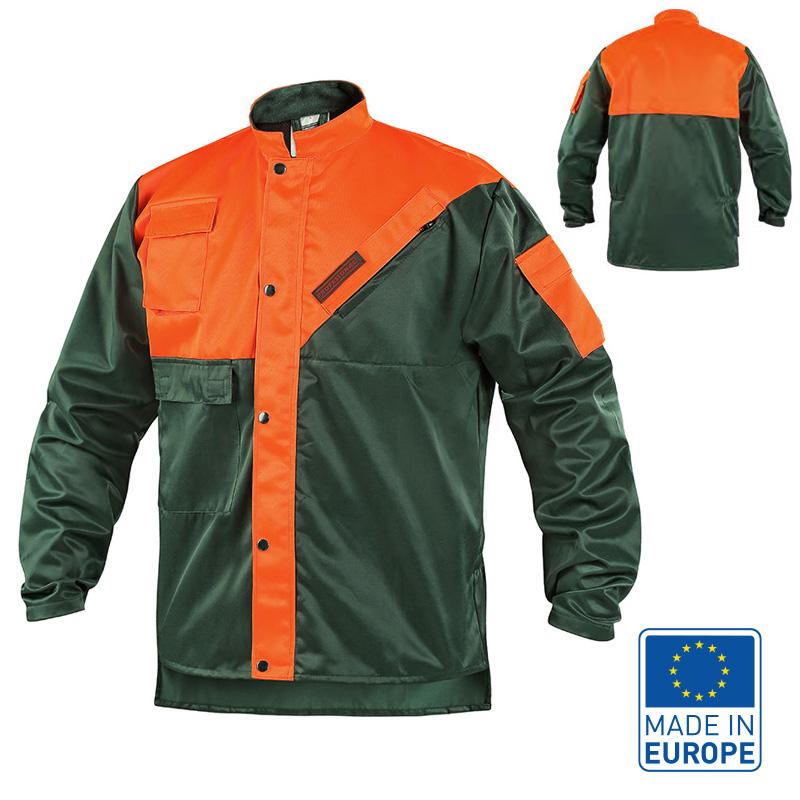vert foncé/orange