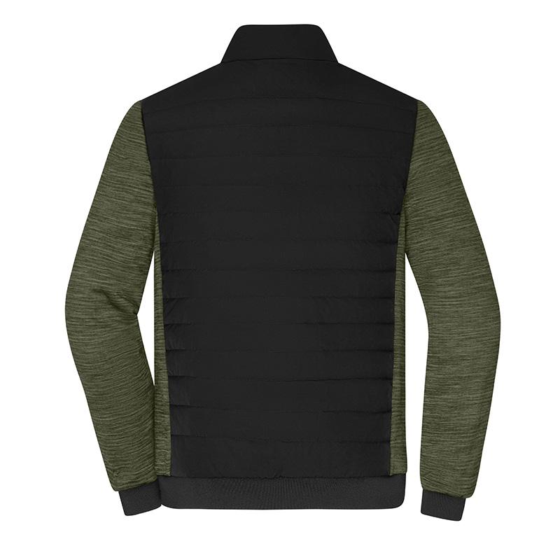noir/olive-mélange