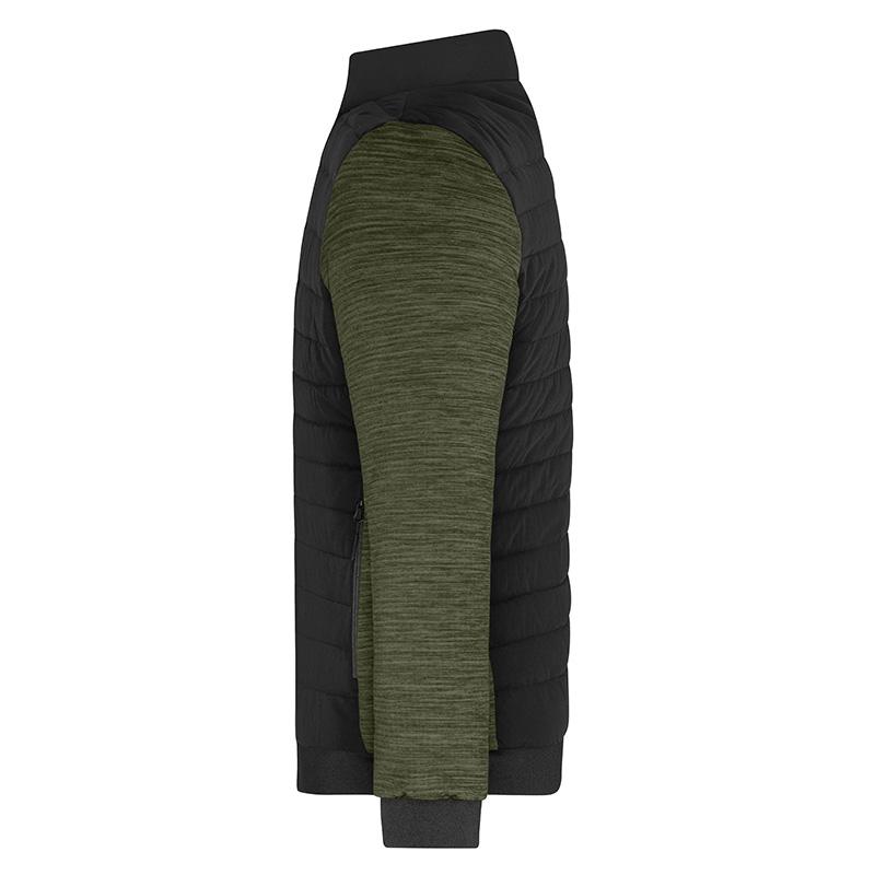 noir/olive-mélange