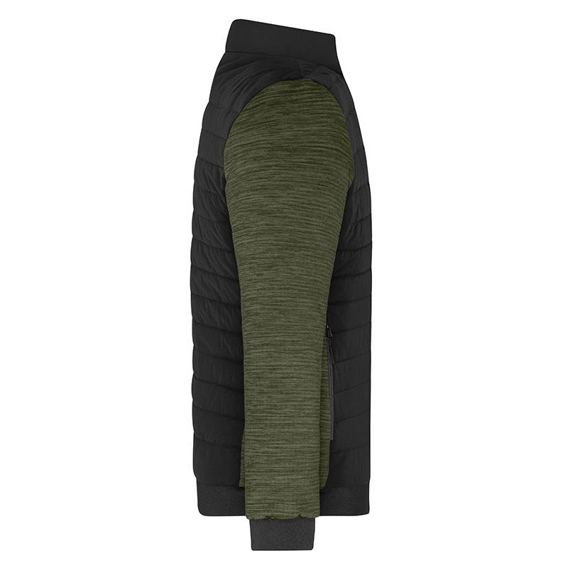 noir/olive-mélange
