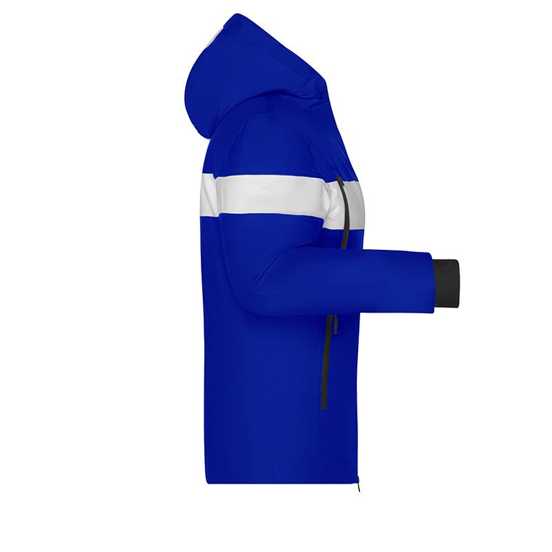 bleu-électrique/blanc
