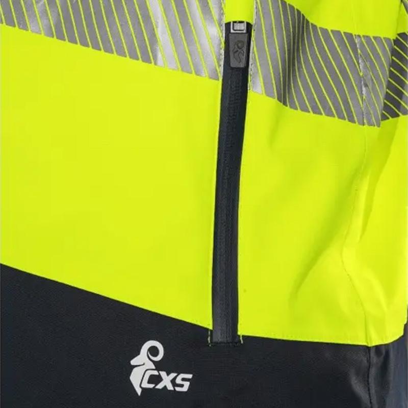 jaune HV-bleu foncé