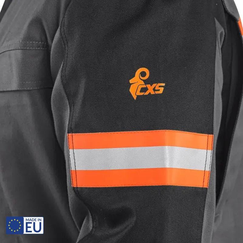 gris-orange-noir