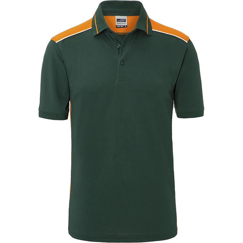 vert foncé/orange