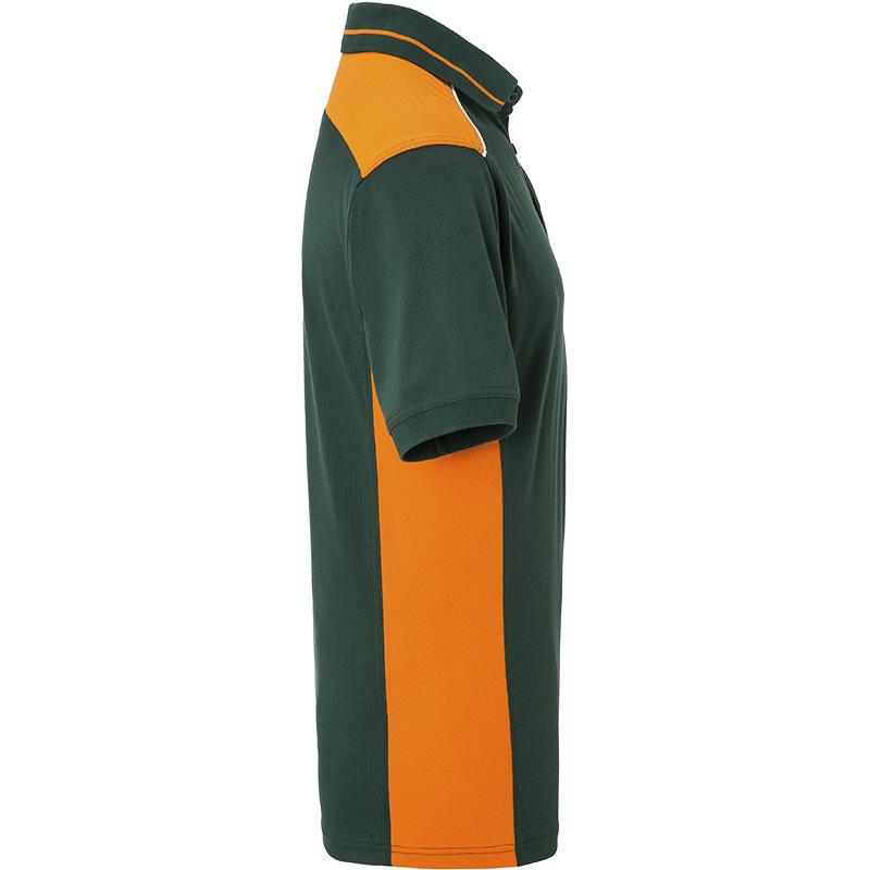 vert foncé/orange