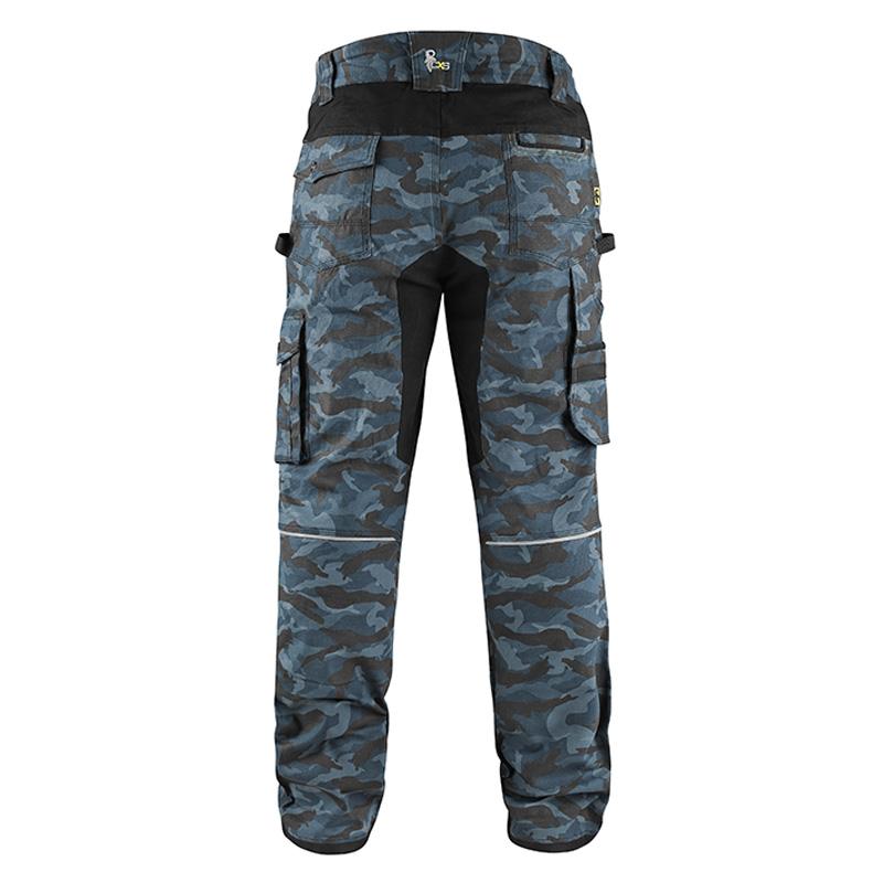 camouflage bleu/noir