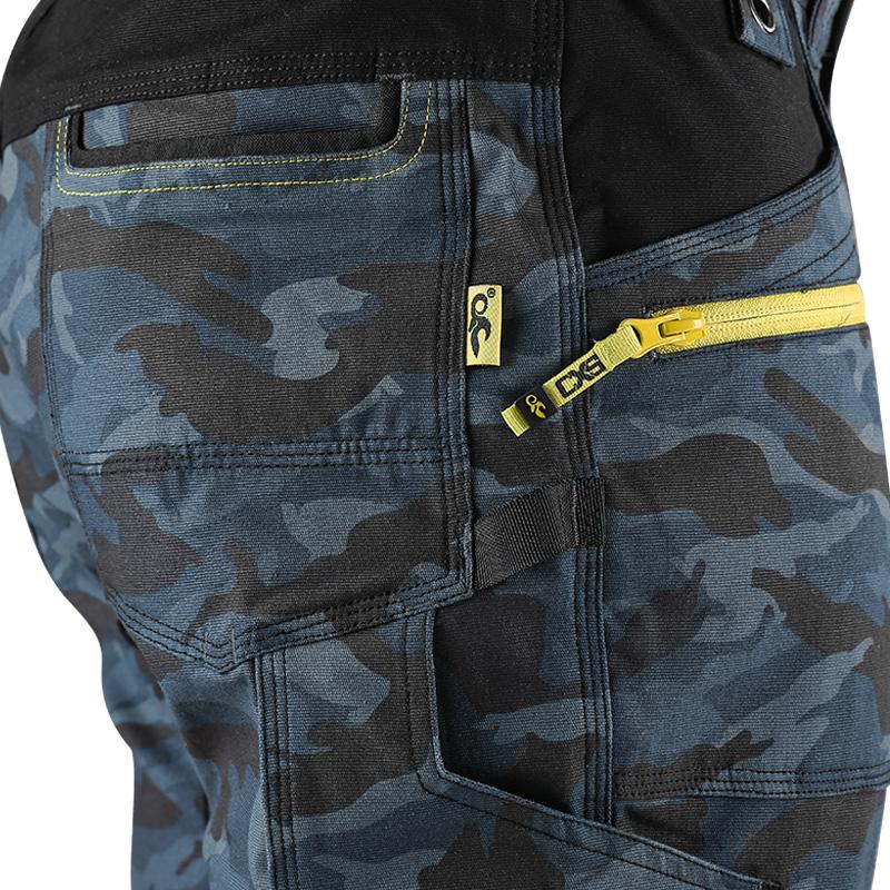 camouflage bleu/noir