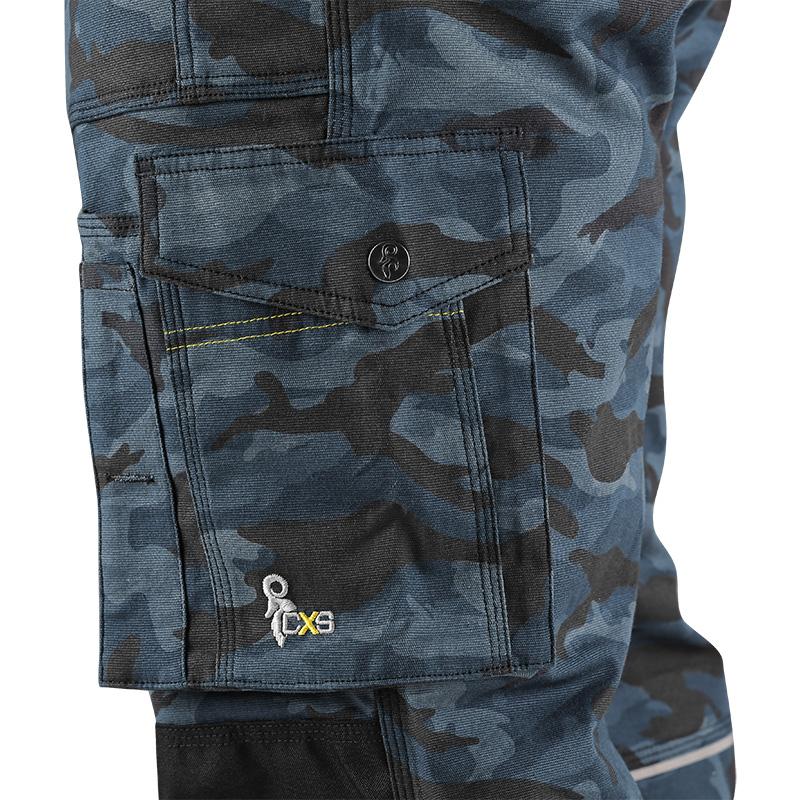camouflage bleu/noir