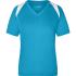 turquoise/blanc