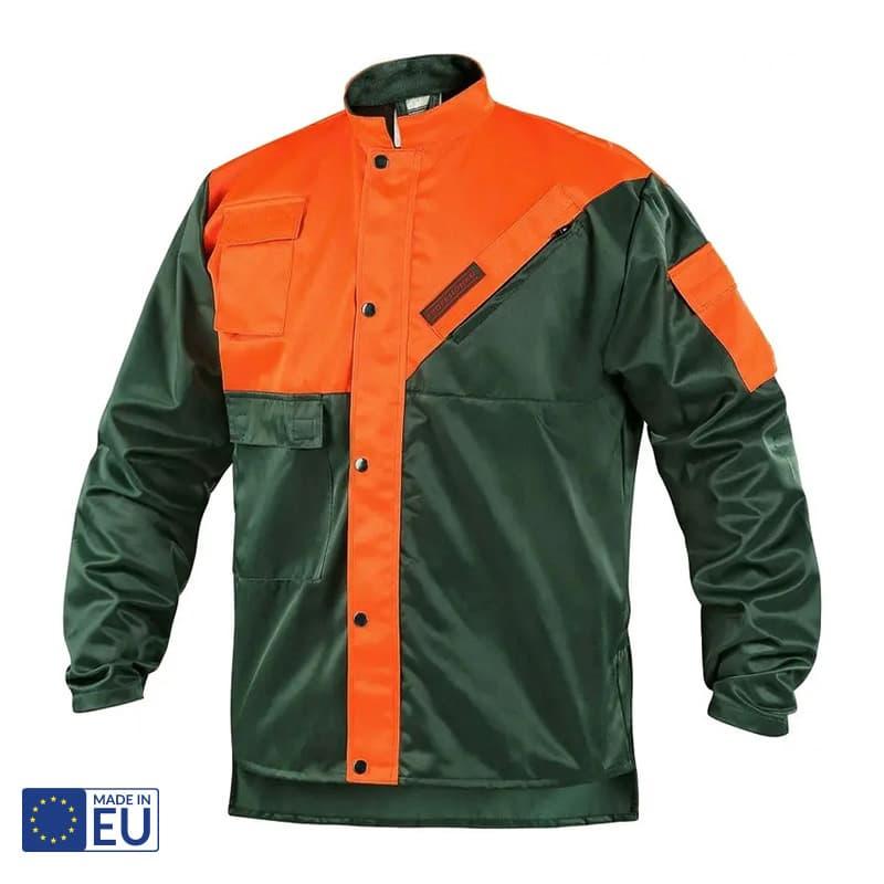 vert foncé/orange